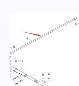 摊铺机支撑杆#46187625